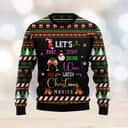 Black Let’s Bake Stuff Drink Wine Ugly Christmas Sweater Watch Christmas Movie Black Let’s Bake Stuff Drink Wine Ugly Christmas Sweater Watch Christmas Movie