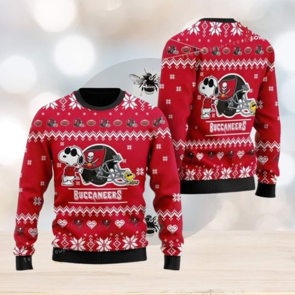 NFL Tampa Bay Buccaneer Ugly Christmas Sweater Cute Snoopy NFL Tampa Bay Buccaneer Ugly Christmas Sweater Cute Snoopy