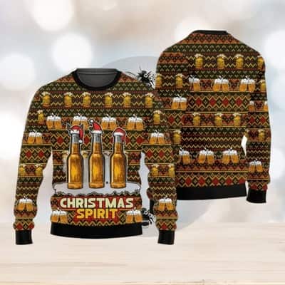 Beer Ugly Christmas Sweater Christmas Spirit