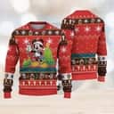 Red Disney Mickey Mouse Ugly Christmas Sweater Pine Tree Red Disney Mickey Mouse Ugly Christmas Sweater Pine Tree