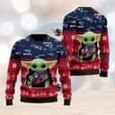 Baby Yoda Loves NFL New England Patriot Ugly Christmas Sweater Baby Yoda Loves NFL New England Patriot Ugly Christmas Sweater