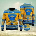 NFL Los Angeles Chargers Ugly Christmas Sweater Custom Name