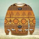 Beer Ugly Christmas Sweater Magic Hat Snowflake Pattern