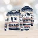 Miller Lite Beer Ugly Christmas Sweater Winter Gift Miller Lite Beer Ugly Christmas Sweater Winter Gift