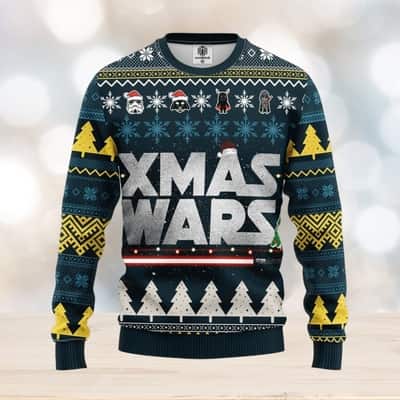 Star Wars Darth Vader Stormtrooper Ugly Christmas Sweater Xmas Wars