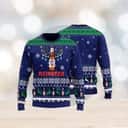 Navy Blue Miller Lite Ugly Christmas Sweater Reinbeer Navy Blue Miller Lite Ugly Christmas Sweater Reinbeer