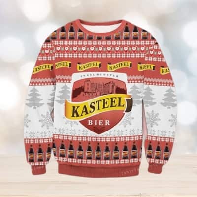 Kasteel Bier Ugly Christmas Sweater Snowflake Pattern