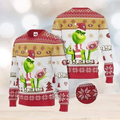 Funny Grinch San Francisco 49ers Ugly Christmas Sweater