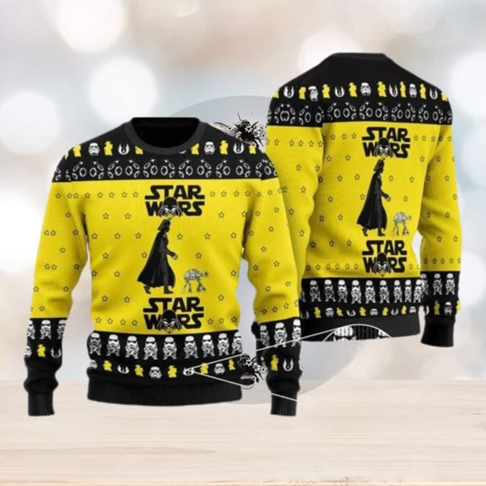 Star Wars Darth Vader Battle Of Hoth Ugly Christmas Sweater Star Wars Darth Vader Battle Of Hoth Ugly Christmas Sweater