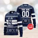 Midnight MLB New York Yankees Ugly Christmas Sweater Custom Name Number Midnight MLB New York Yankees Ugly Christmas Sweater Custom Name Number