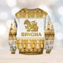 Singha Lager Beer Ugly Christmas Sweater