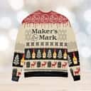 Maker&rsquo;s Mark Ugly Christmas Sweater Bourbon Whisky Pine Tree & Reindeer