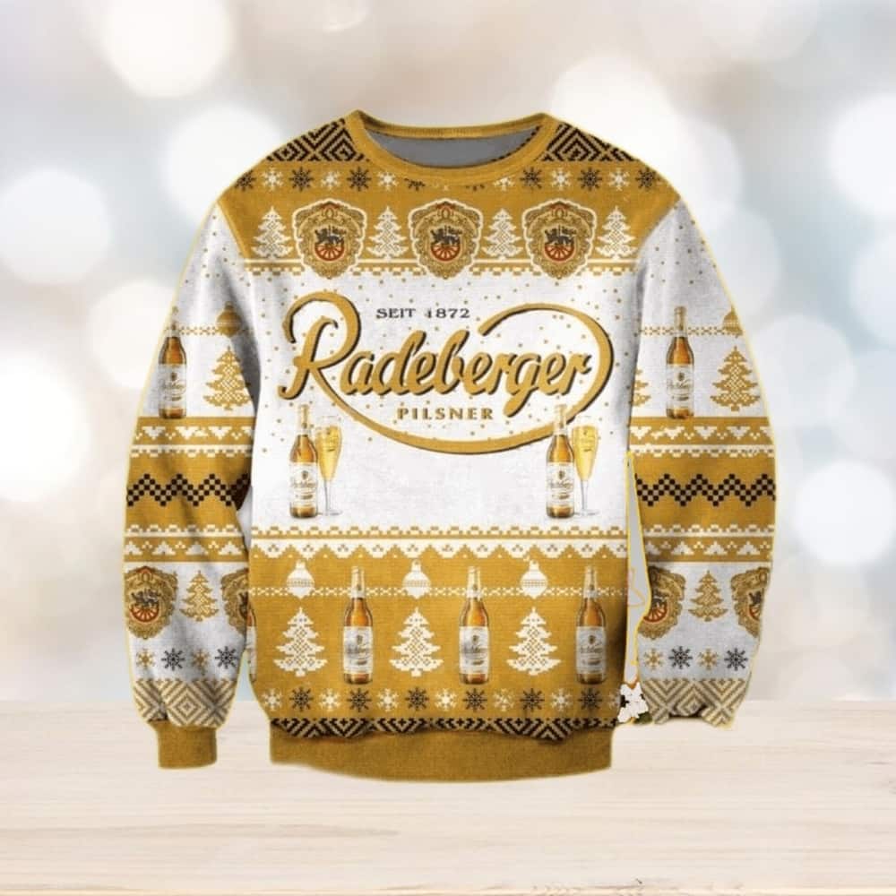 Radeberger Pilsner Beer Ugly Christmas Sweater Winter Gift