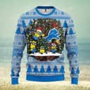 Minion NFL Detroit Lions Ugly Christmas Sweater Minion NFL Detroit Lions Ugly Christmas Sweater