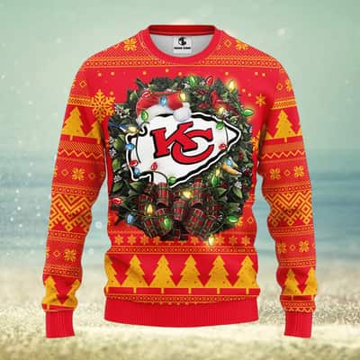 Orange NFL Kansas City Chiefs Ugly Christmas Sweater