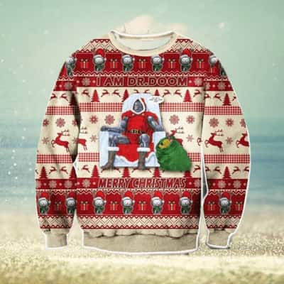 Marvel Ugly Christmas Sweater I Am Dr.Doom