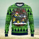 Minion NFL Seattle Seahawks Ugly Christmas Sweater