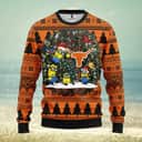 Minion NCAA Texas Longhorns Ugly Christmas Sweater Minion NCAA Texas Longhorns Ugly Christmas Sweater