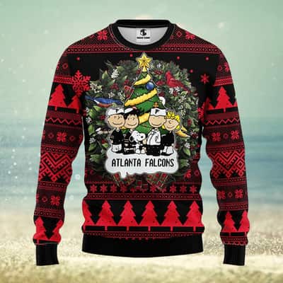 NFL Atlanta Falcons Ugly Christmas Sweater Snoopy