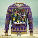 Minion NFL Baltimore Ravens Ugly Christmas Sweater