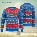 Blue Coors Light Beer Ugly Christmas Sweater Blue Coors Light Beer Ugly Christmas Sweater