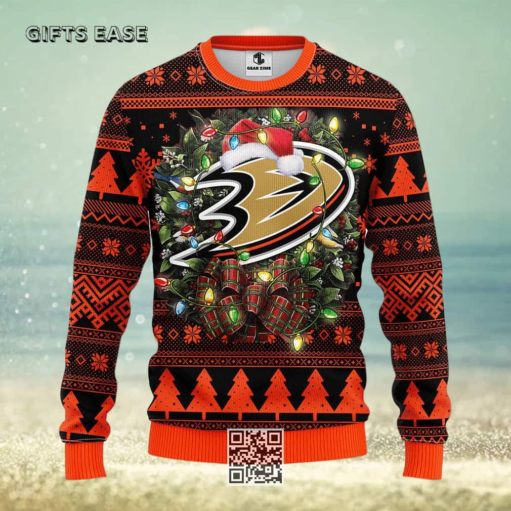 NHL Anaheim Ducks Ugly Christmas Sweater Xmas Gift NHL Anaheim Ducks Ugly Christmas Sweater Xmas Gift
