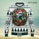 NCAA Michigan State Spartans Ugly Christmas Sweater