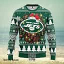 Green NFL New York Jets Ugly Christmas Sweater