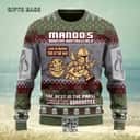 Baby Yoda Mandalorian Ugly Christmas Sweater Mando’s Bountry Hunting And Child Baby Yoda Mandalorian Ugly Christmas Sweater Mando’s Bountry Hunting And Child