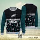 NFL Philadelphia Eagles Ugly Christmas Sweater Pine Trees
