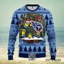 Blue Minion NFL Tennessee Titans Ugly Christmas Sweater