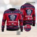 MLB Atlanta Braves Ugly Christmas Sweater Custom Name
