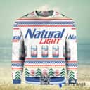 Natural Light Beer Ugly Christmas Sweater Winter Gift Natural Light Beer Ugly Christmas Sweater Winter Gift