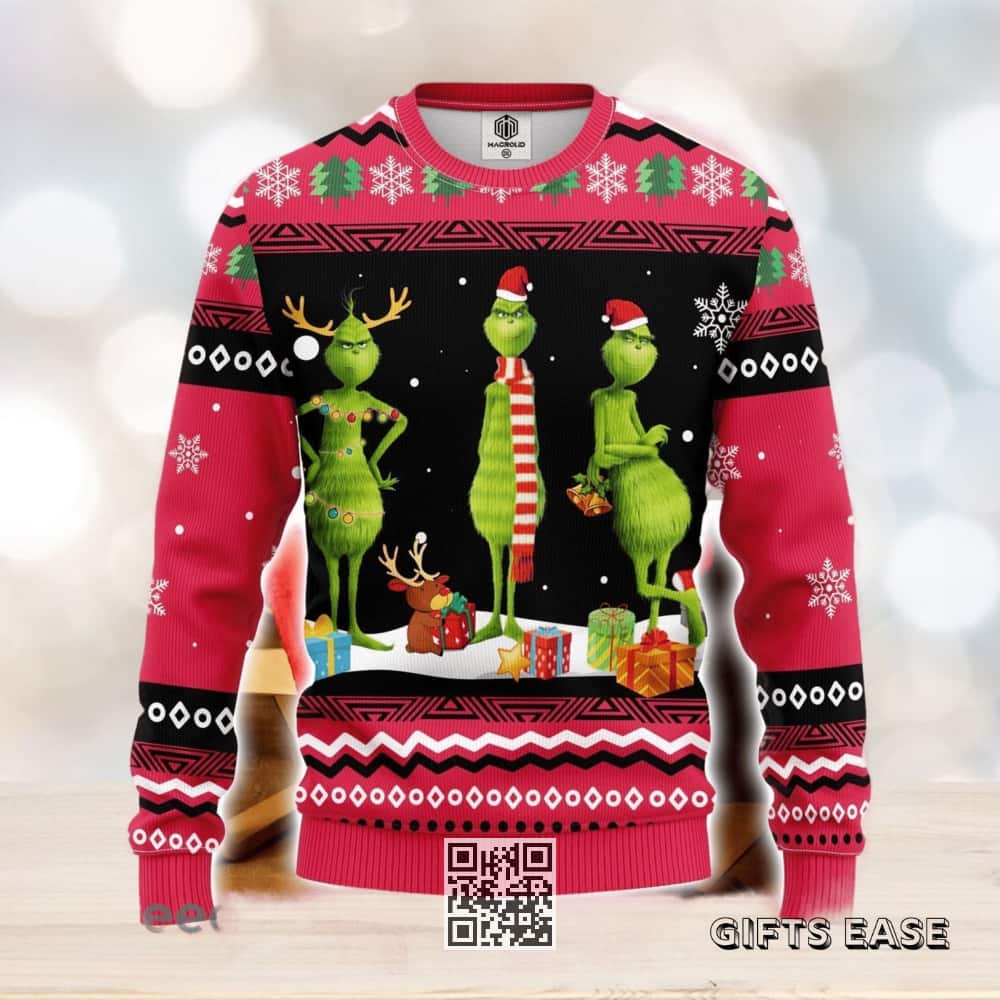 Cool Grinch Ugly Christmas Sweater Xmas Gift Cool Grinch Ugly Christmas Sweater Xmas Gift