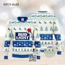 Santa Hat Bud Light Beer Ugly Christmas Sweater Santa Hat Bud Light Beer Ugly Christmas Sweater