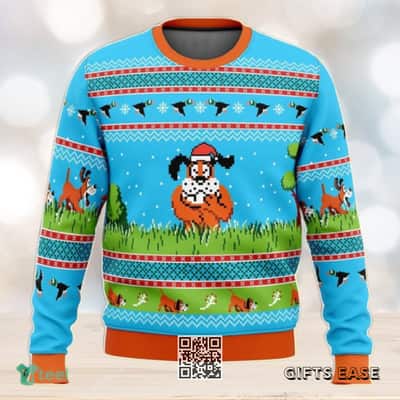 Cool Duck Hunt Ugly Christmas Sweater Gift For Friends