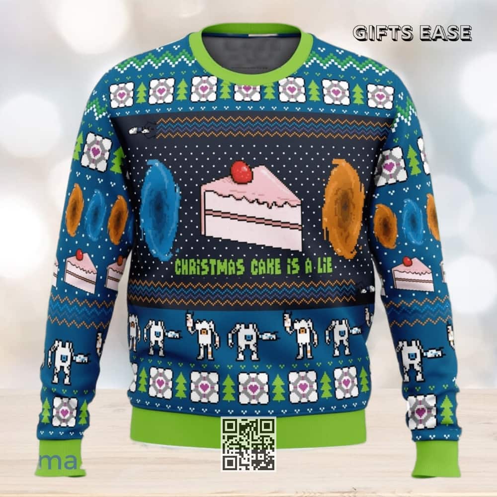 Christmas Cake Is A Lie Ugly Christmas Sweater Christmas Cake Is A Lie Ugly Christmas Sweater