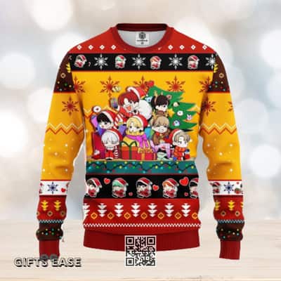 Cute Army Chibi Ugly Christmas Sweater