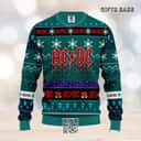 Green AC/DC Ugly Christmas Sweater