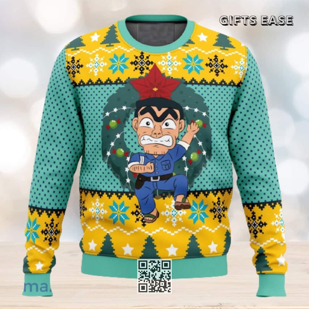 Kankichi Ryotsu KochiKame Ugly Christmas Sweater Kankichi Ryotsu KochiKame Ugly Christmas Sweater