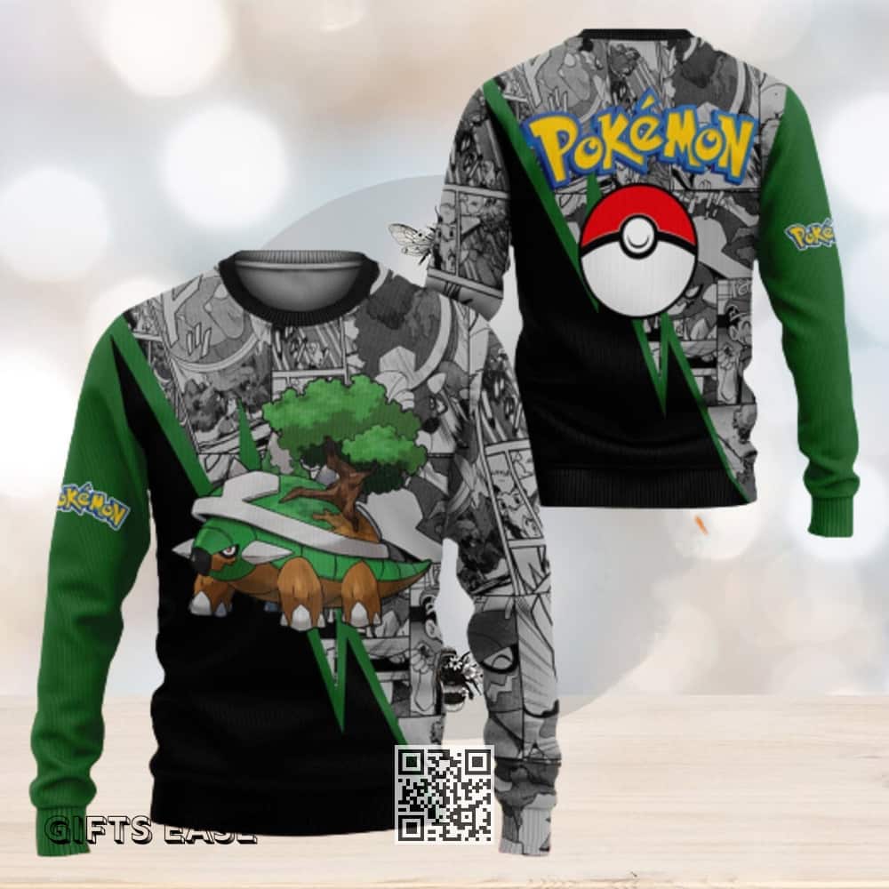 Torterra Pokémon Ugly Christmas Sweater Torterra Pokémon Ugly Christmas Sweater