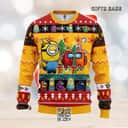 Funny Minion Among Us Ugly Christmas Sweater