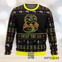 Cobra Kai Ugly Christmas Sweater Sweep The Leg Cobra Kai Ugly Christmas Sweater Sweep The Leg