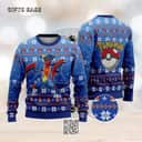 Blue Garchomp Ugly Christmas Sweater