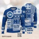 Blue Odense Boldklub Ugly Christmas Sweater