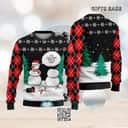 Funny Snowman Ugly Christmas Sweater I'm Calling You A Cab