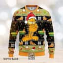 Garfield Ugly Christmas Sweater Snowflake Pattern