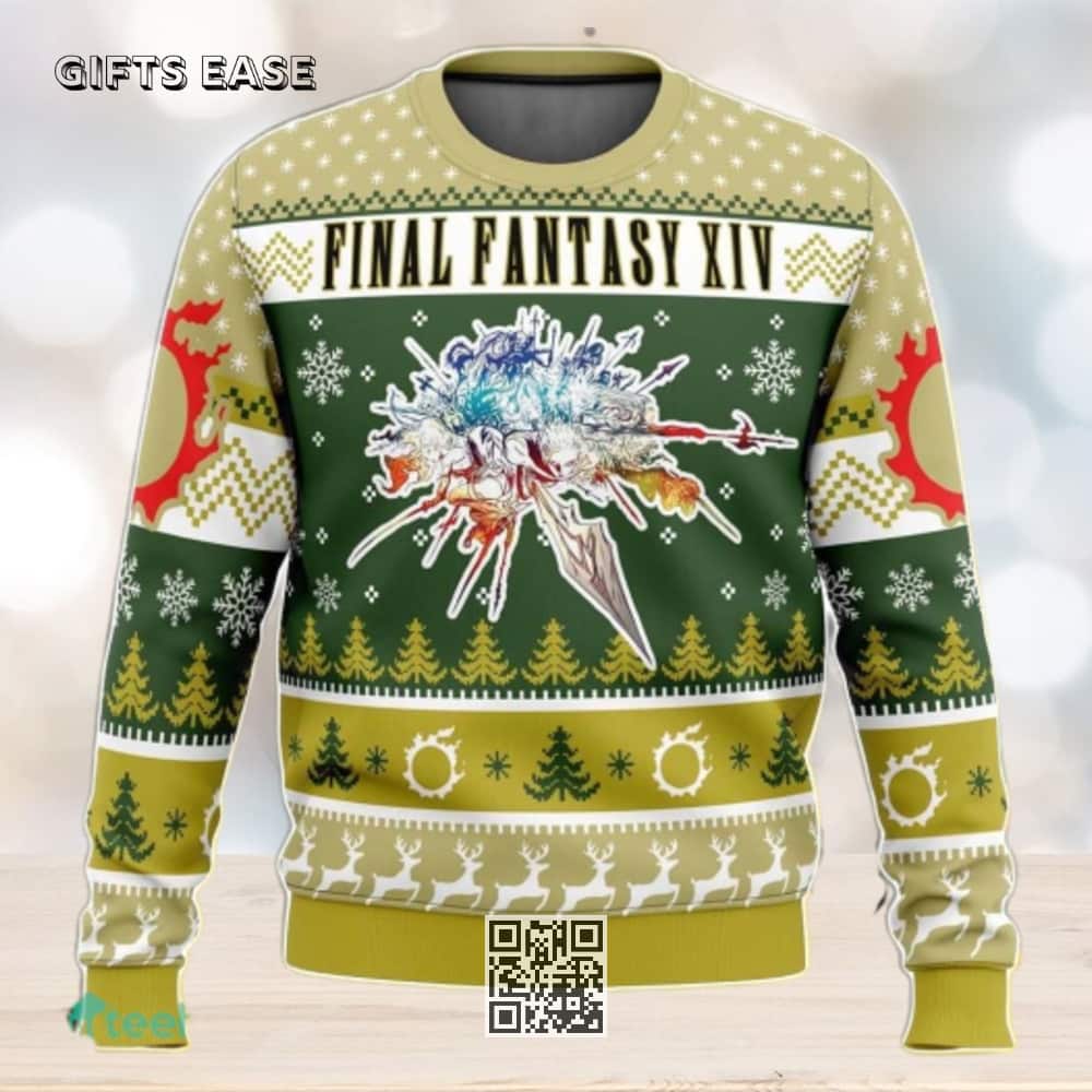 Final Fantasy XIV Ugly Christmas Sweater Final Fantasy XIV Ugly Christmas Sweater