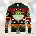 Baby Yoda Star Wars Ugly Christmas Sweater The Mandalorian Boba Fett Baby Yoda Star Wars Ugly Christmas Sweater The Mandalorian Boba Fett