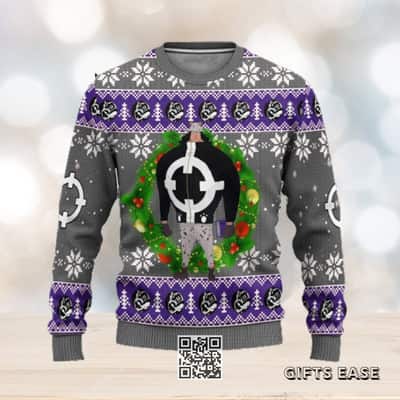 Bartholomew Kuma One Piece Ugly Christmas Sweater Snowflake Pattern